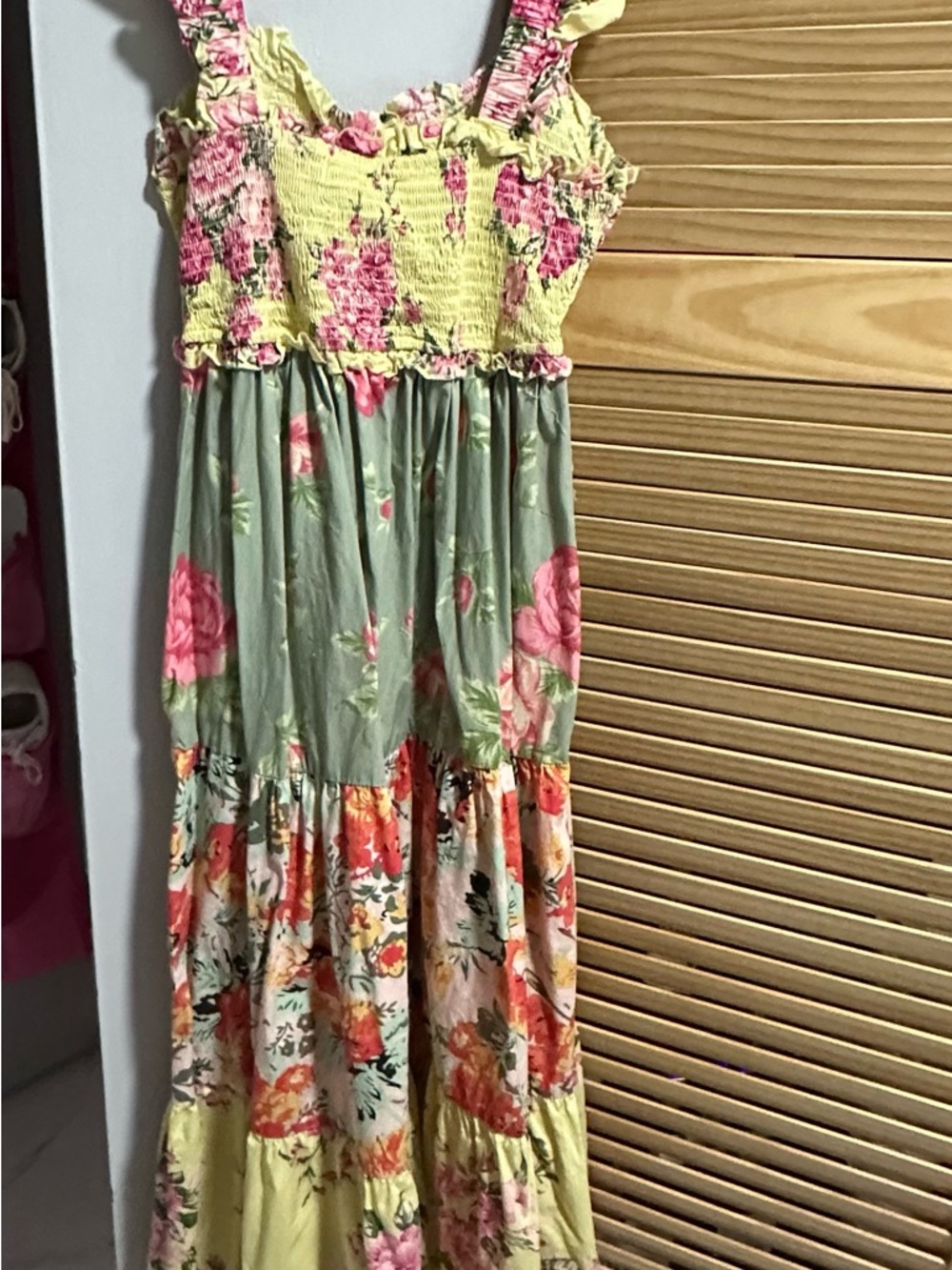 T.J.Maxx Floral Tiered Maxi Dress